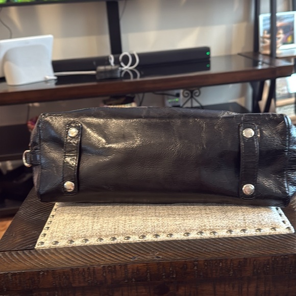 Coach Ashley Pieced Patchwork Snaphead Satchel/Shoulder Bag (Style #F15474)(EUC) - Picture 9 of 15